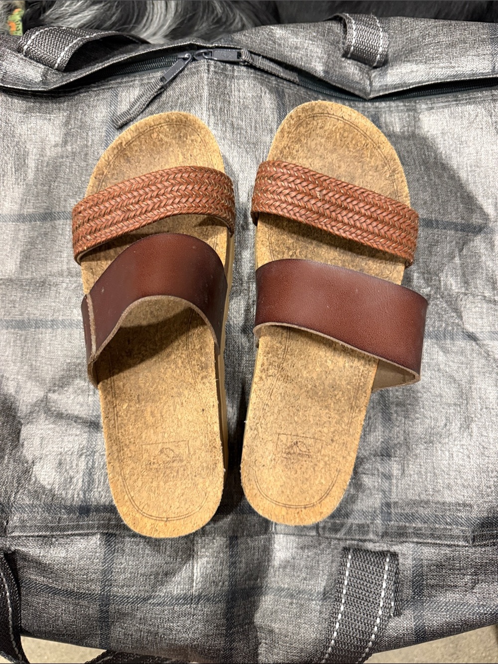 Reef Women’s Brown Two-Strap Slide Sandals
